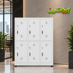 کمد 6 درب کوتاه فلزی سفارشی متین متال