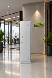 کمد 1 درب فلزی ، همراه با تهویه مناسب
با ابعاد 180*50*40